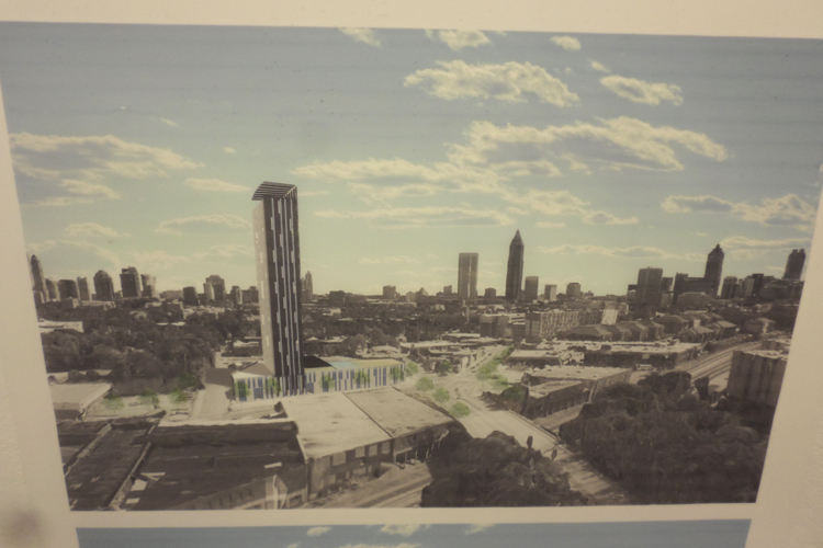 Building proposal that would be seen in the Atlanta skyline