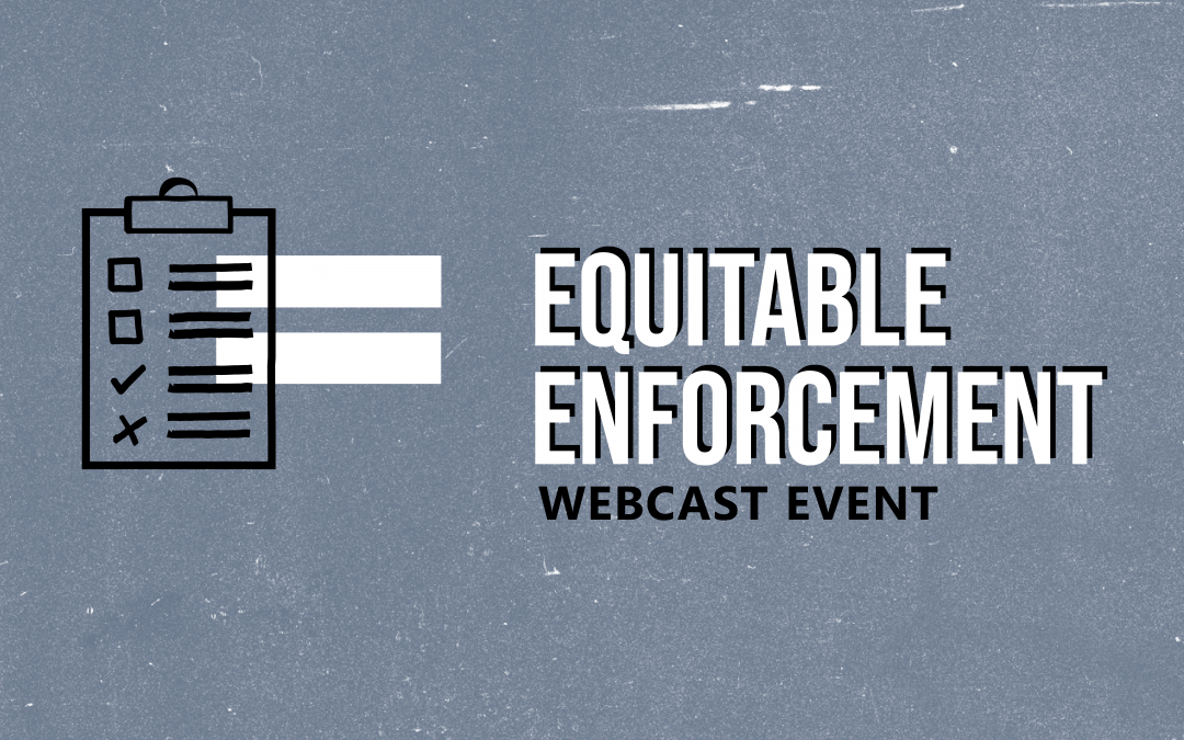 Equitable Code Enforcement Webcast